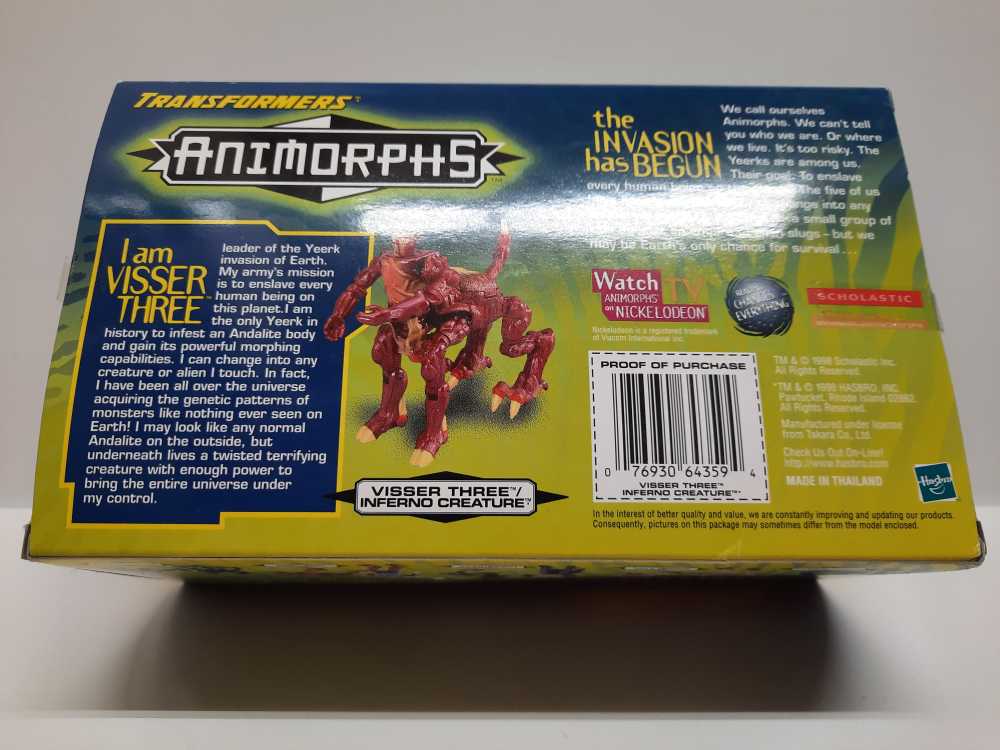Transformers: Animorphs Visser Three - Hasbro (Transformers: Animorphs) action figure collectible [Barcode 076930643594] - Main Image 2