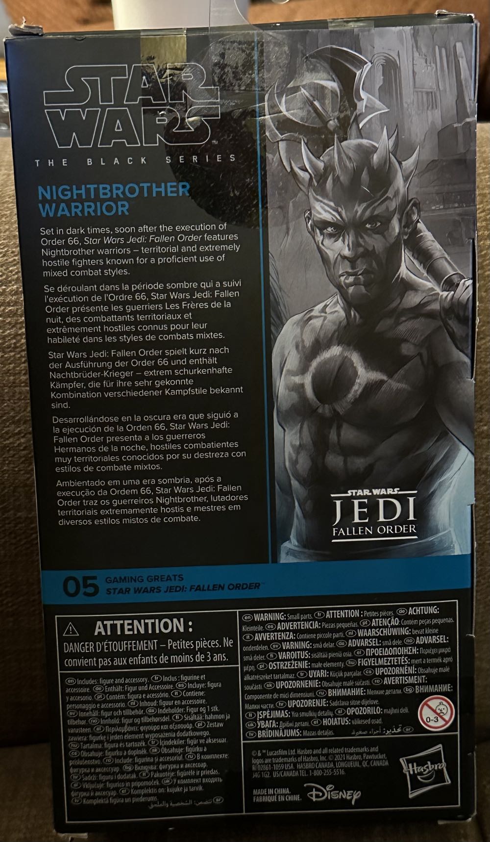 Star Wars : The Black Series - Nightbrother Warrior - Hasbro (Star Wars - The Black Series) action figure collectible [Barcode 5010993873838] - Main Image 2