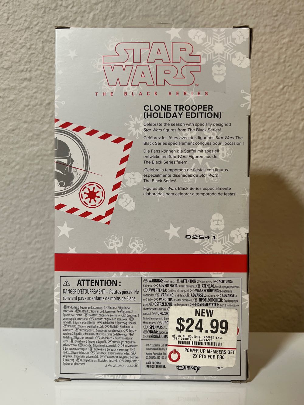 Holiday Edition: Clone Trooper - Hasbro (Star Wars) action figure collectible [Barcode 5010993782826] - Main Image 2