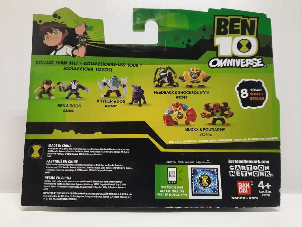 Ben & Rook  (Ben 10: Omniverse: 2-Pack: 2”) action figure collectible [Barcode 045557326913] - Main Image 2