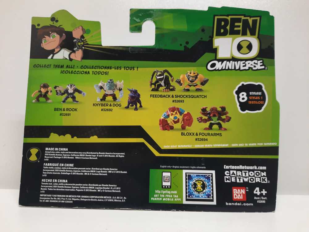 Ben 10 Omniverse  (Ben 10: Omniverse: 2-Pack: 2”) action figure collectible [Barcode 045557326920] - Main Image 2