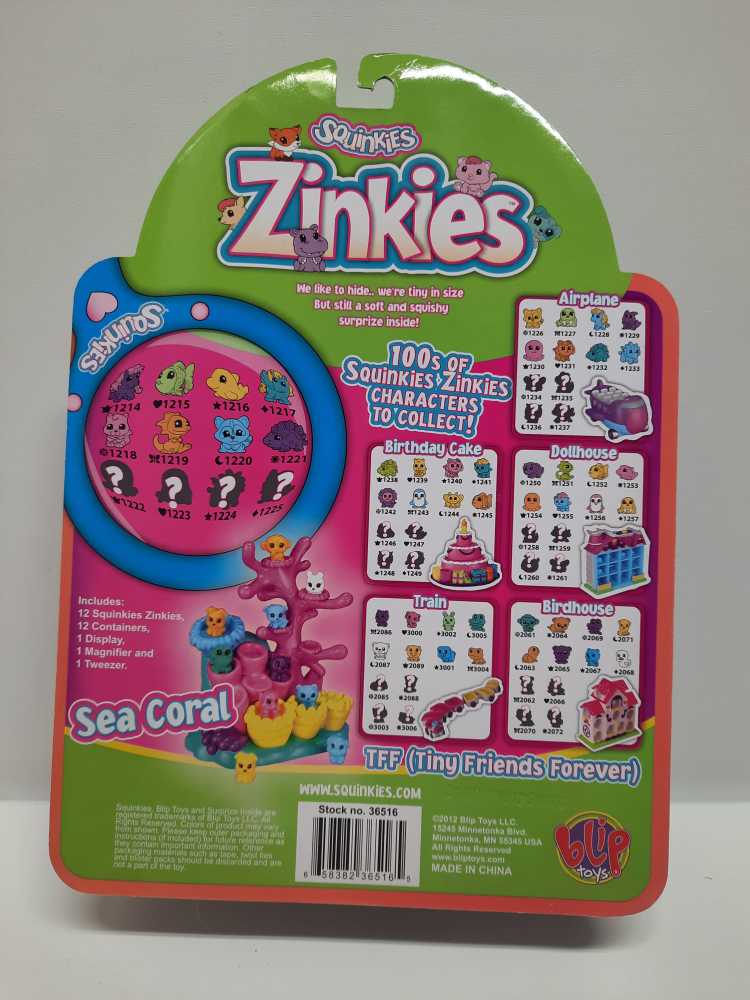 Sea Coral  (Squinkies Zinkies) action figure collectible [Barcode 658382365165] - Main Image 2