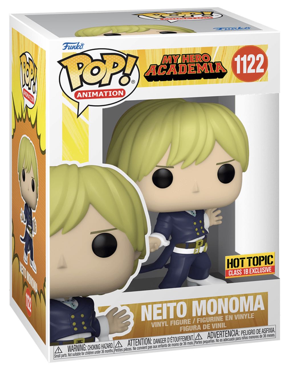 Neito Monoma (My Hero Academia) Hot Topic Exclusive Class 1B  action figure collectible [Barcode 17687663] - Main Image 2
