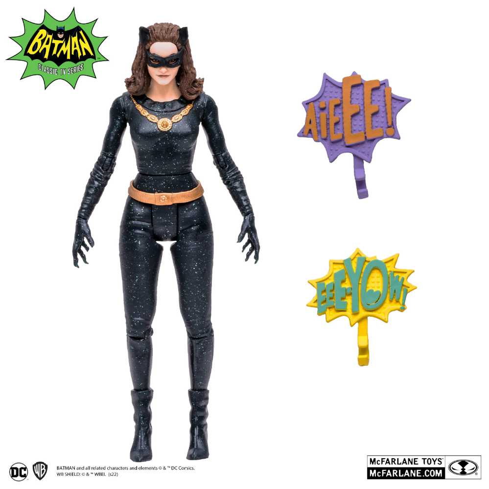 Catwoman ’66 (Lee Meriwether) - McFarlane Toys (Batman ‘66) (Batman 1966 Classic TV Series) action figure collectible [Barcode 787926150513] - Main Image 2