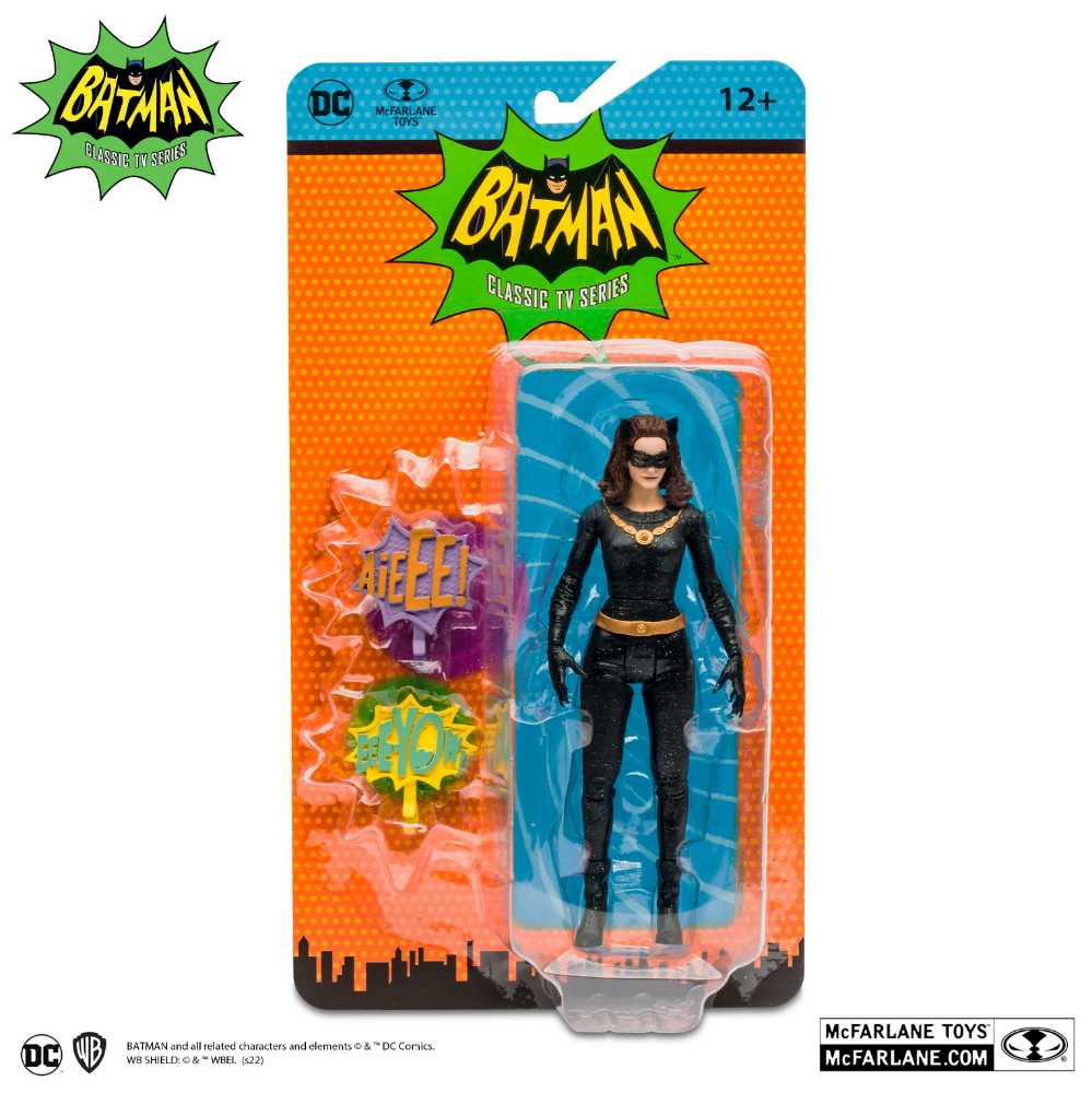 Catwoman ’66 (Lee Meriwether) - McFarlane Toys (Batman ‘66) (Batman 1966 Classic TV Series) action figure collectible [Barcode 787926150513] - Main Image 4