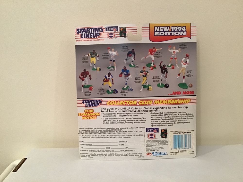 Dan Marino - Kenner action figure collectible - Main Image 2