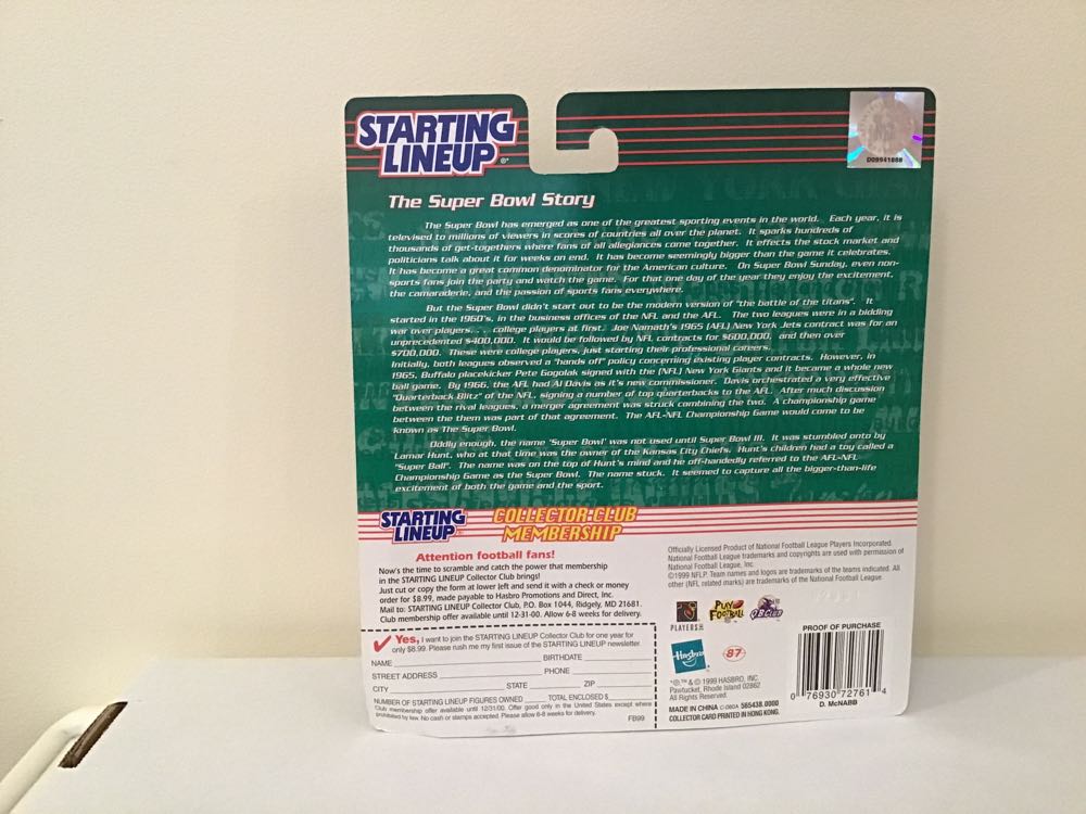 Donovan McNabb - Kenner action figure collectible - Main Image 2