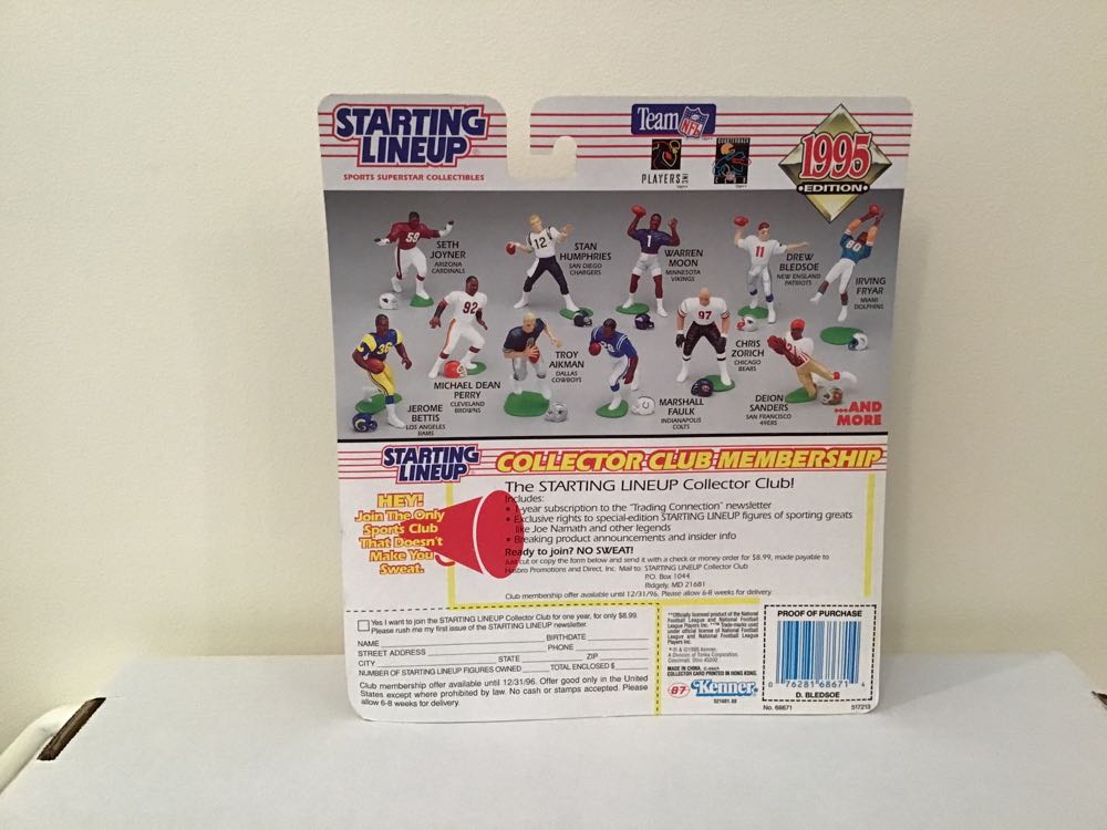 Drew Bledsoe - Kenner action figure collectible - Main Image 2