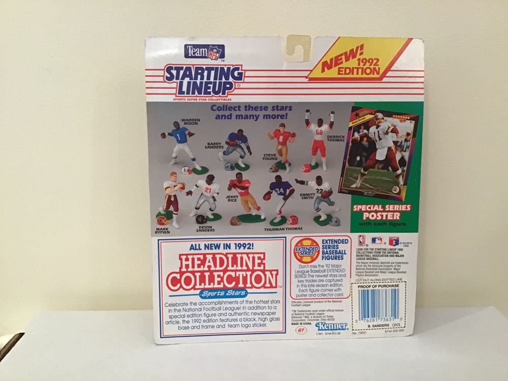 Barry Sanders - Kenner action figure collectible - Main Image 2