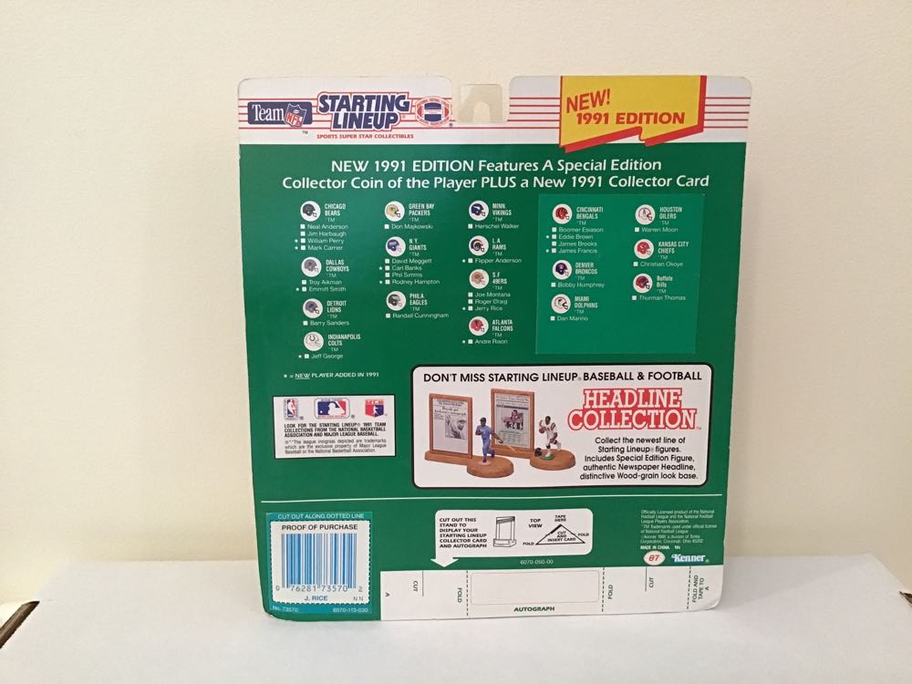 Jerry Rice - Kenner action figure collectible - Main Image 2