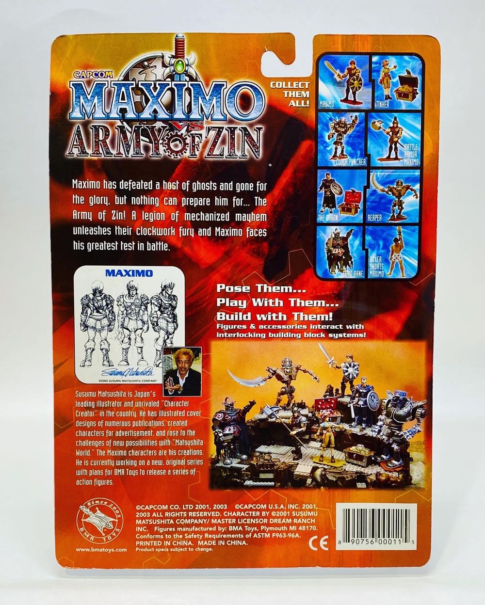 Maximo vs. The Army of Zin Boxer Shorts 2003 BMA Toys Action Figure NIP.  action figure collectible [Barcode 890756000115] - Main Image 2