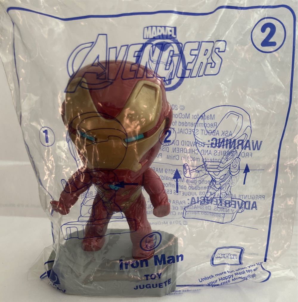 02 - Iron Man  (McDonald’s Avengers) action figure collectible - Main Image 1