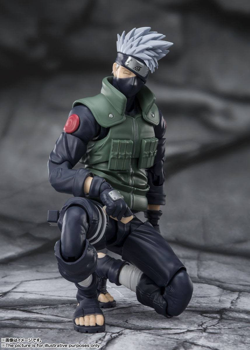 Kakashi Hatake (Famed Sharingan Hero) - Bandai S.H. Figuarts (Naruto) action figure collectible [Barcode 4573102634511] - Main Image 4