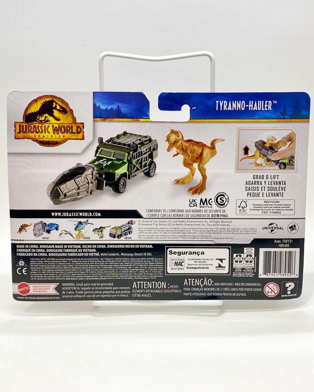 Matchbox Jurassic World Dominion Dino Transporter Fmy31 Hbh89 New  action figure collectible [Barcode 887961989526] - Main Image 2