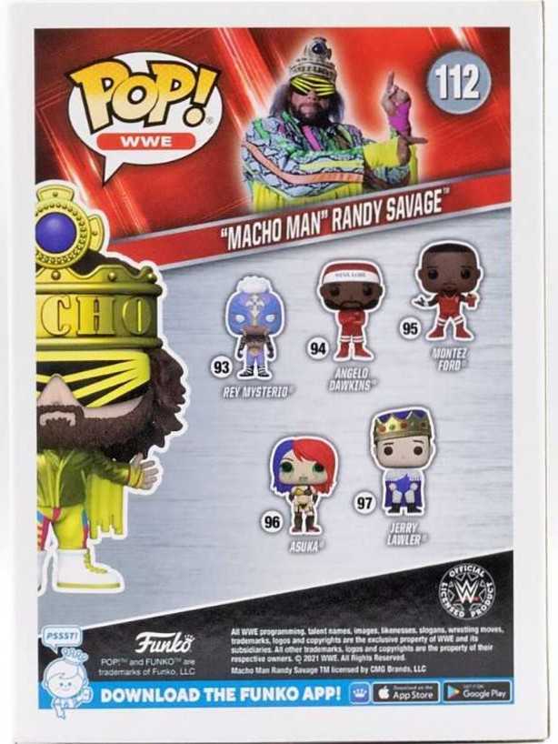 Macho Man Randy Savage Funko Entertainment Earth Exclusive - Funko (WWE) action figure collectible [Barcode 889698643696] - Main Image 3