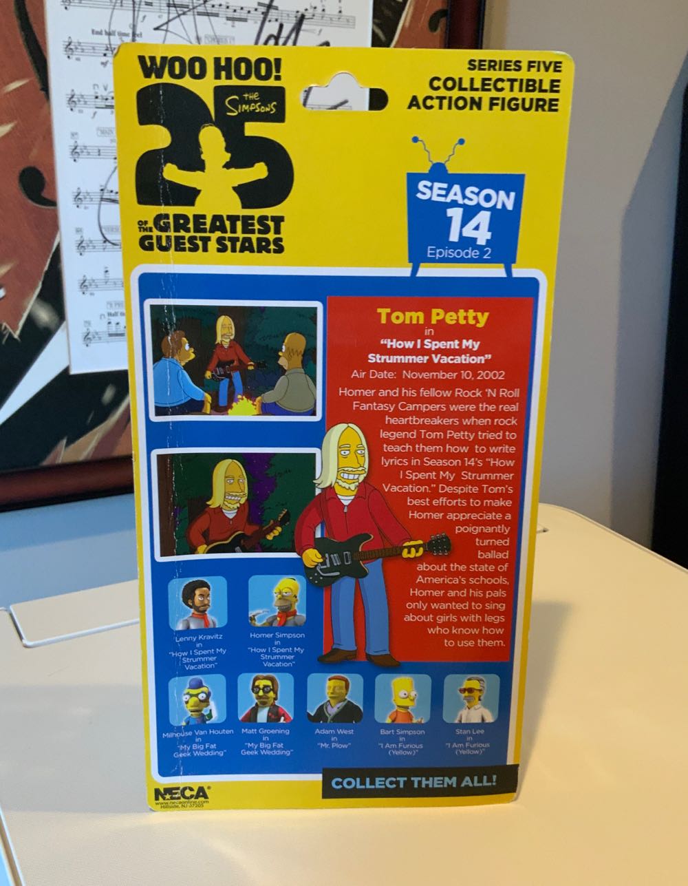 The Simpsons - Tom Petty - Neca (The Simpsons) action figure collectible - Main Image 2