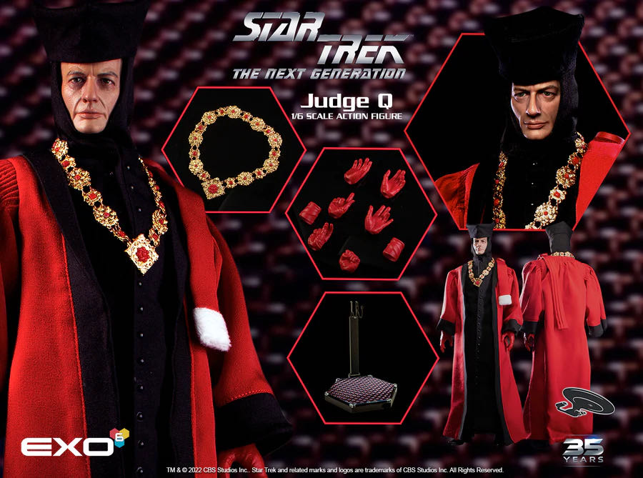 Judge Q Star Trek EXO-6 - EXO-6 (Q) action figure collectible [Barcode 860006181055] - Main Image 4