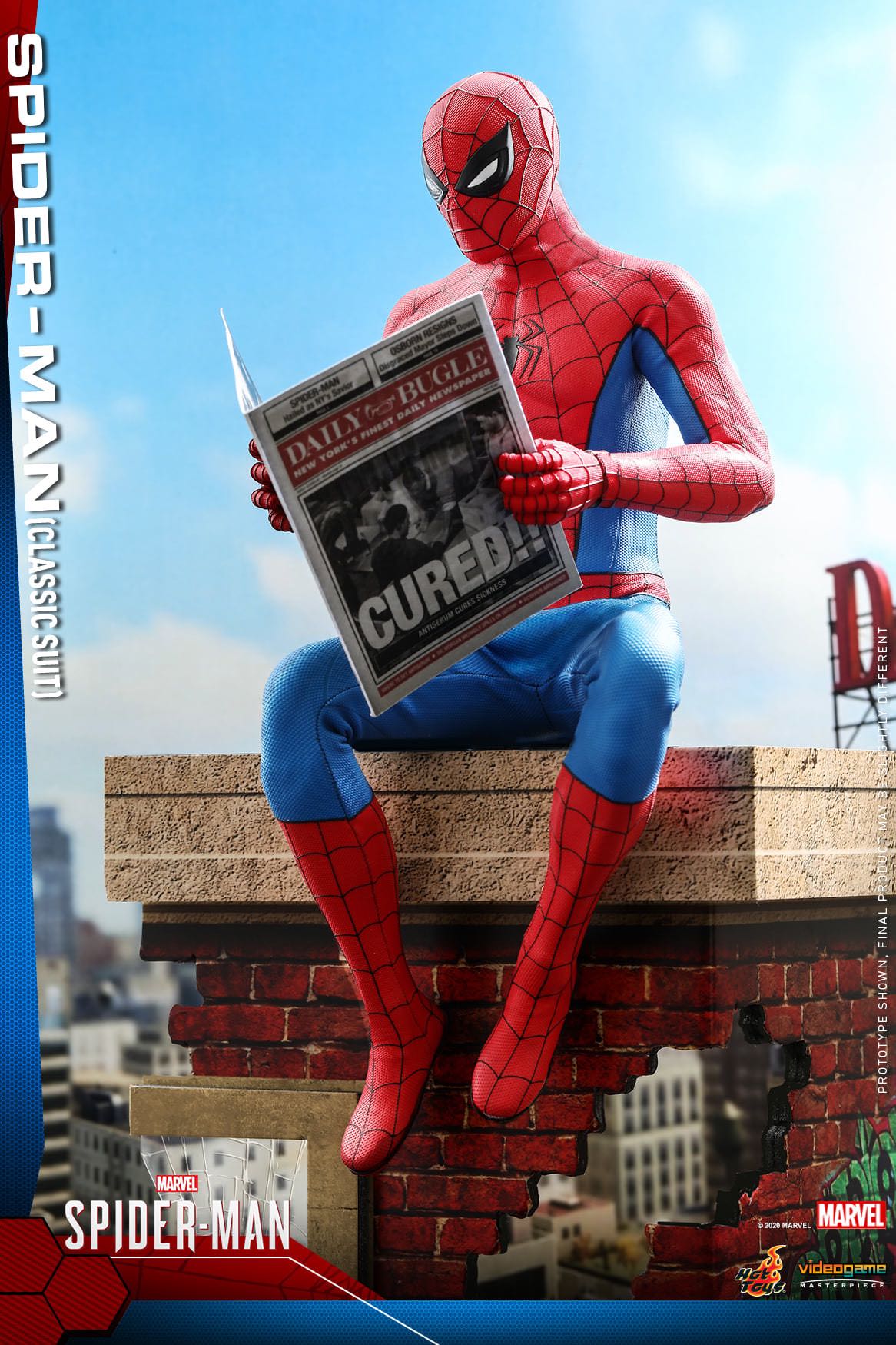 Spider-Man Classic Suit - Hot Toys (Spiderman) action figure collectible [Barcode 4895228607232] - Main Image 5