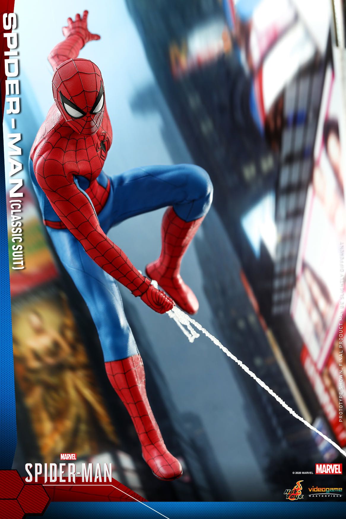 Spider-Man Classic Suit - Hot Toys (Spiderman) action figure collectible [Barcode 4895228607232] - Main Image 6
