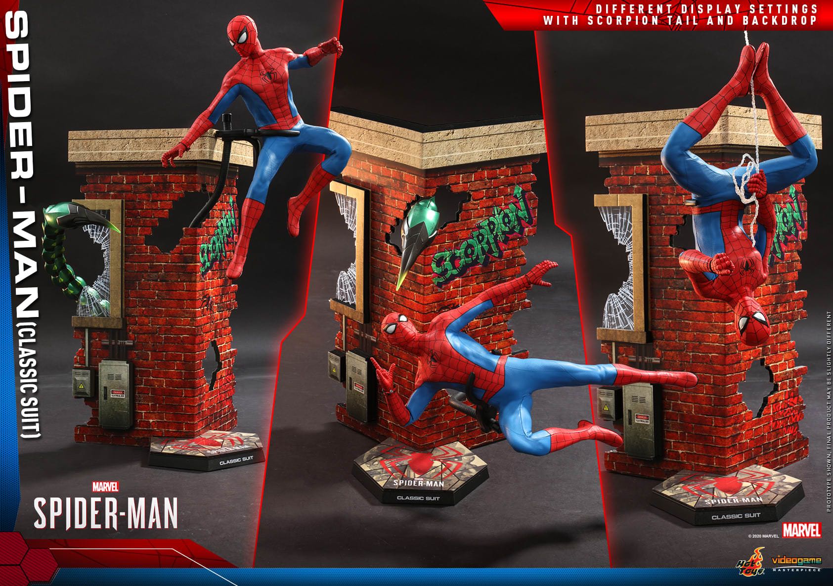 Spider-Man Classic Suit - Hot Toys (Spiderman) action figure collectible [Barcode 4895228607232] - Main Image 9
