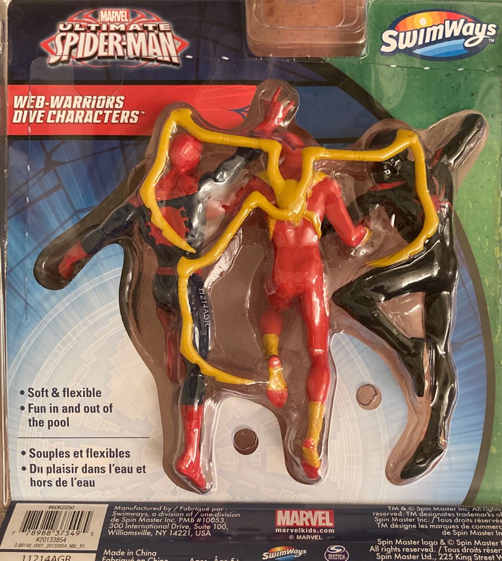 Spider-Man Web-Warriors Dive Characters - Swimways / Spin Master (Spider-Man) action figure collectible [Barcode 778988375495] - Main Image 2