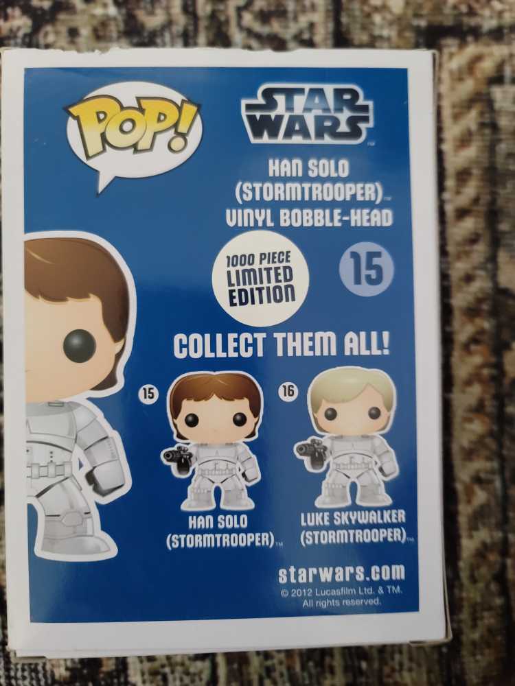 Star Wars Funko Han Solo Stormtrooper 15 - Funko (Funko) action figure collectible [Barcode 830395026497] - Main Image 2