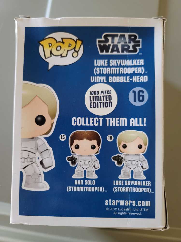 Star Wars Funko Luke Skywalker Stormtrooper 16 - Funko (Funko) action figure collectible [Barcode 830395026503] - Main Image 2