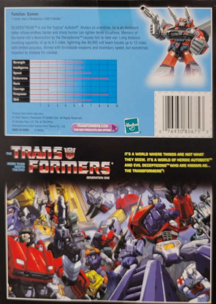 Silverstreak Toys"R"Us Bluestreak  - Hasbro (Reissue) action figure collectible - Main Image 4