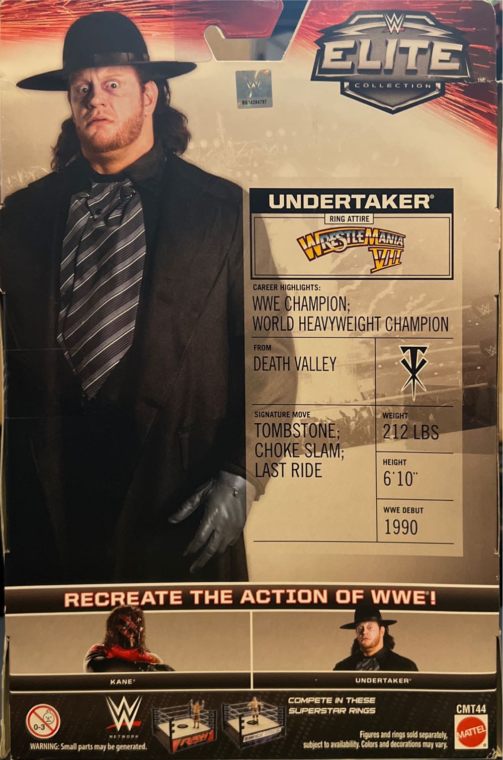 WWE Undertaker action figure collectible - Main Image 2