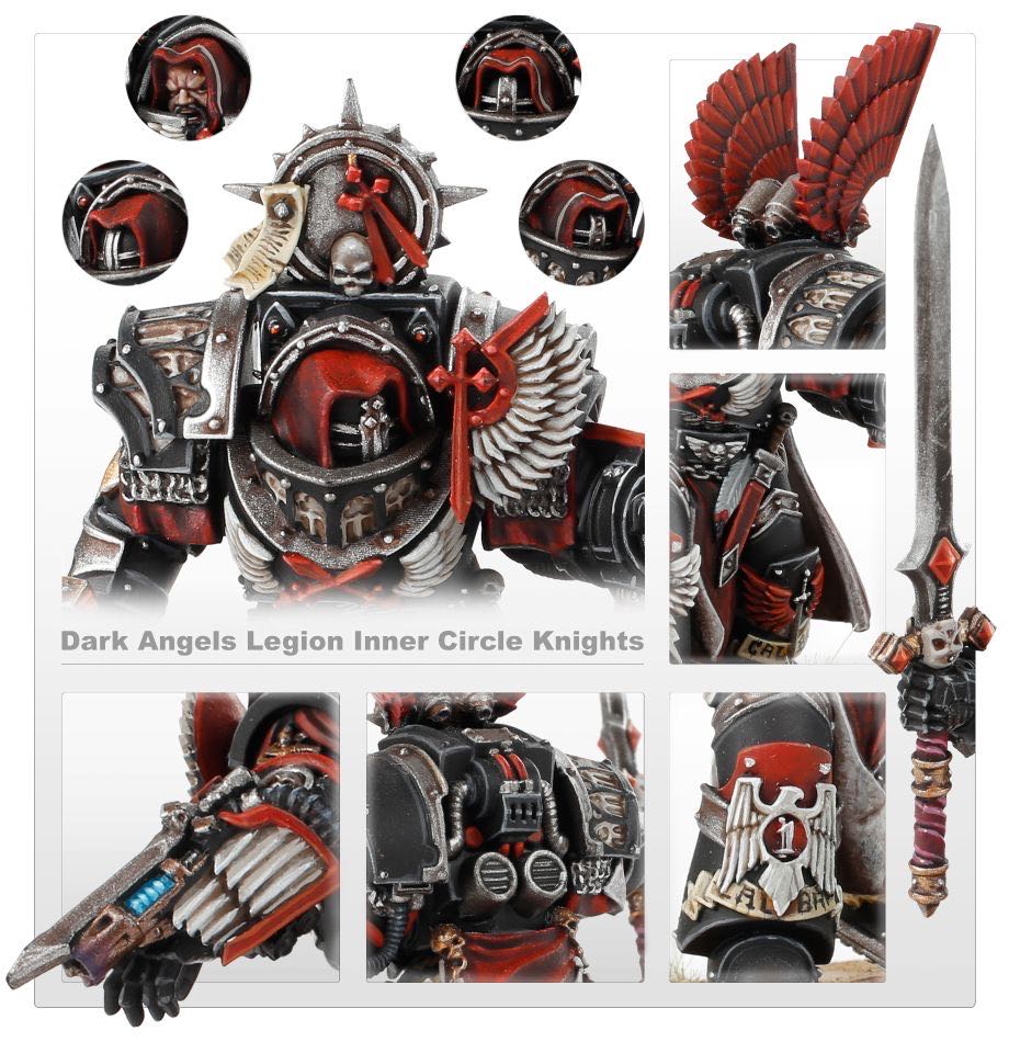 Dark Angels Legion Inner Circle Knights Cenobium - Forge World (The Horus Heresy) action figure collectible - Main Image 2