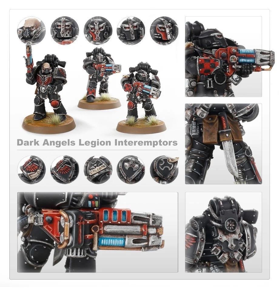 Dark Angels Legion Dreadwing Interemptor Squad - Forge World (The Horus Heresy) action figure collectible - Main Image 2