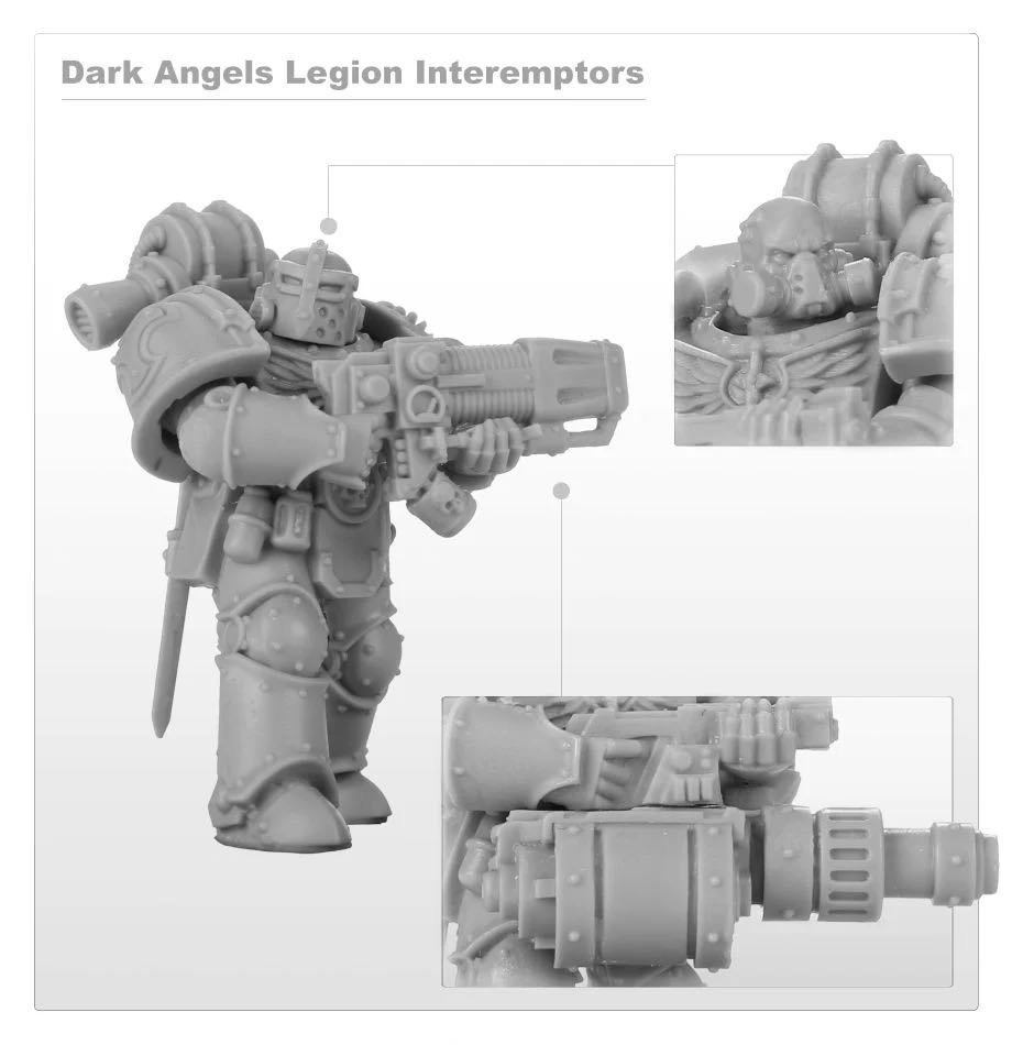 Dark Angels Legion Dreadwing Interemptor Squad - Forge World (The Horus Heresy) action figure collectible - Main Image 3