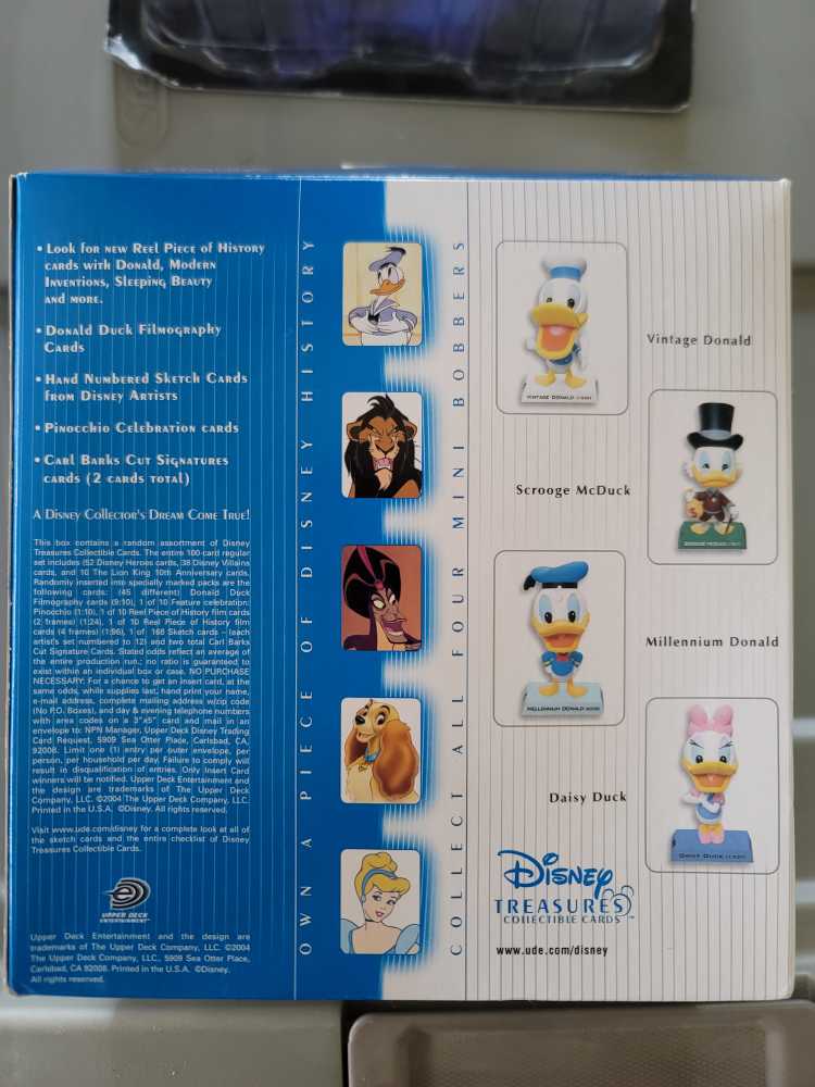 Scrooge McDuck - Upper Deck (Disney Treasures Collectible Cards) action figure collectible - Main Image 2