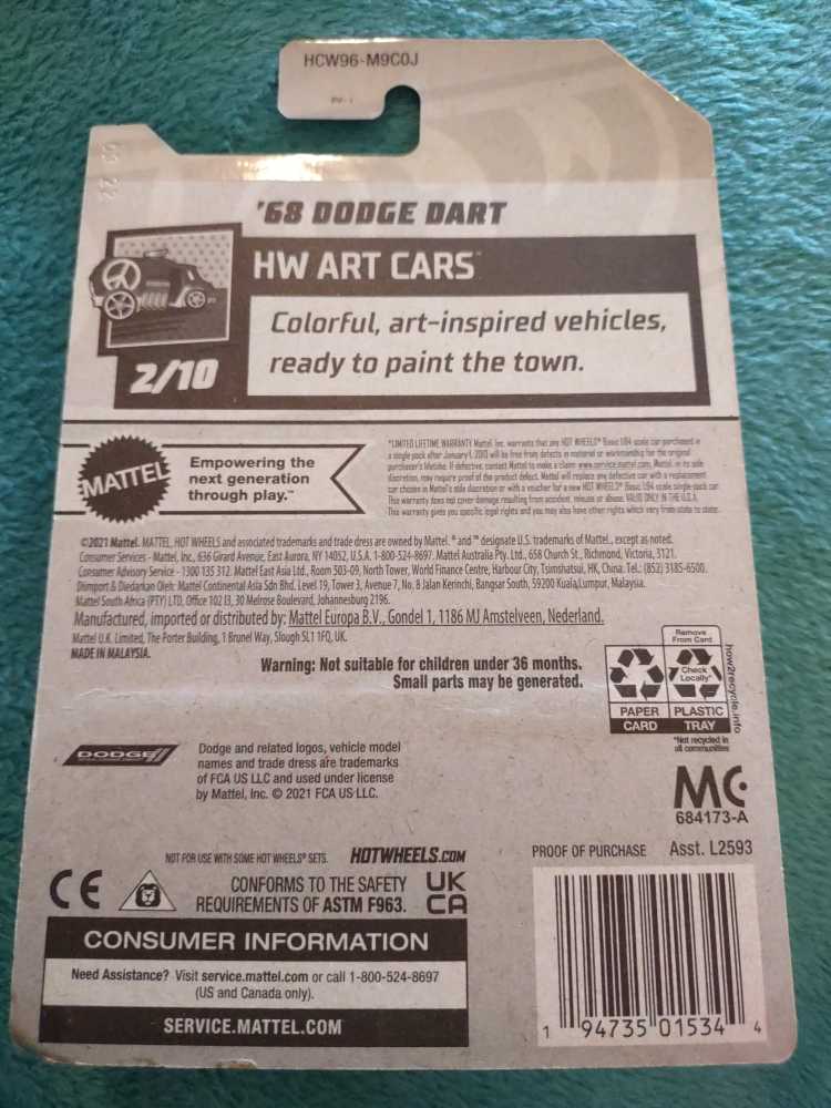 Dodge Dart ’68  action figure collectible - Main Image 2