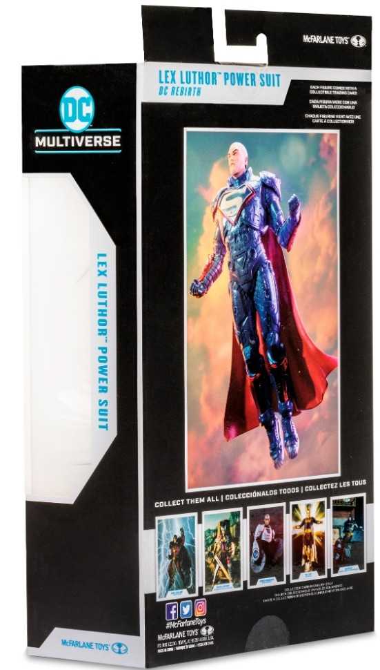 Lex Luthor Power Suit (DC Rebirth) *Gold Label* - McFarlane Toys (McFarlane Gold Label Collection) action figure collectible [Barcode 787926151961] - Main Image 2