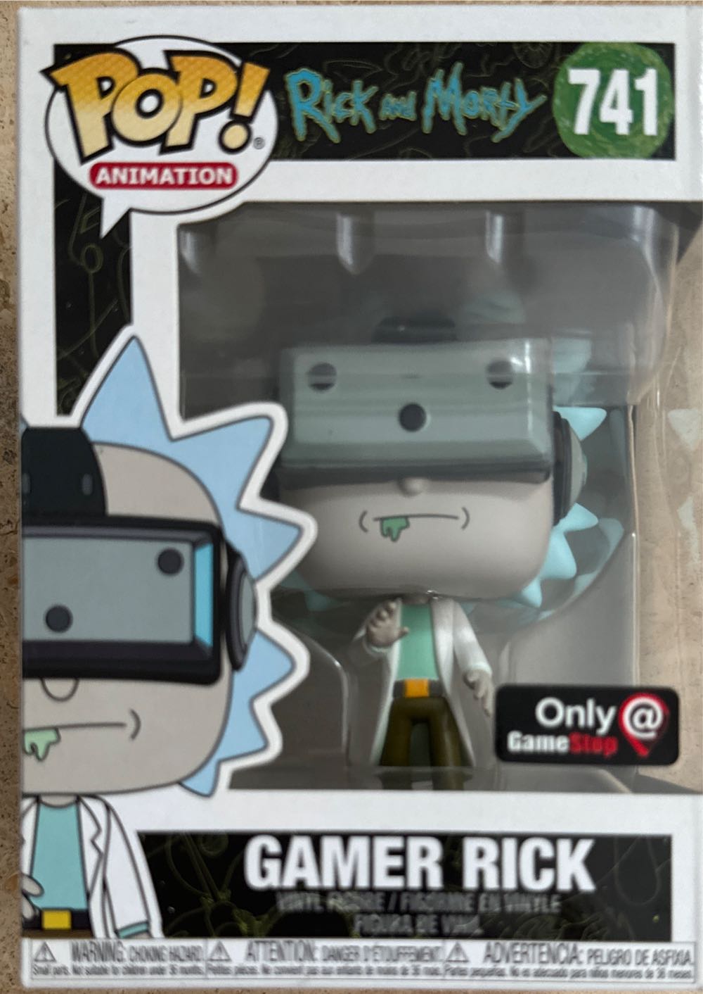 Funko Gamer Rick 741  action figure collectible [Barcode 889698477925] - Main Image 2