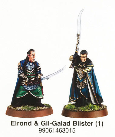Elrond and Gil-Galad  (Lord Of The Rings) action figure collectible - Main Image 2