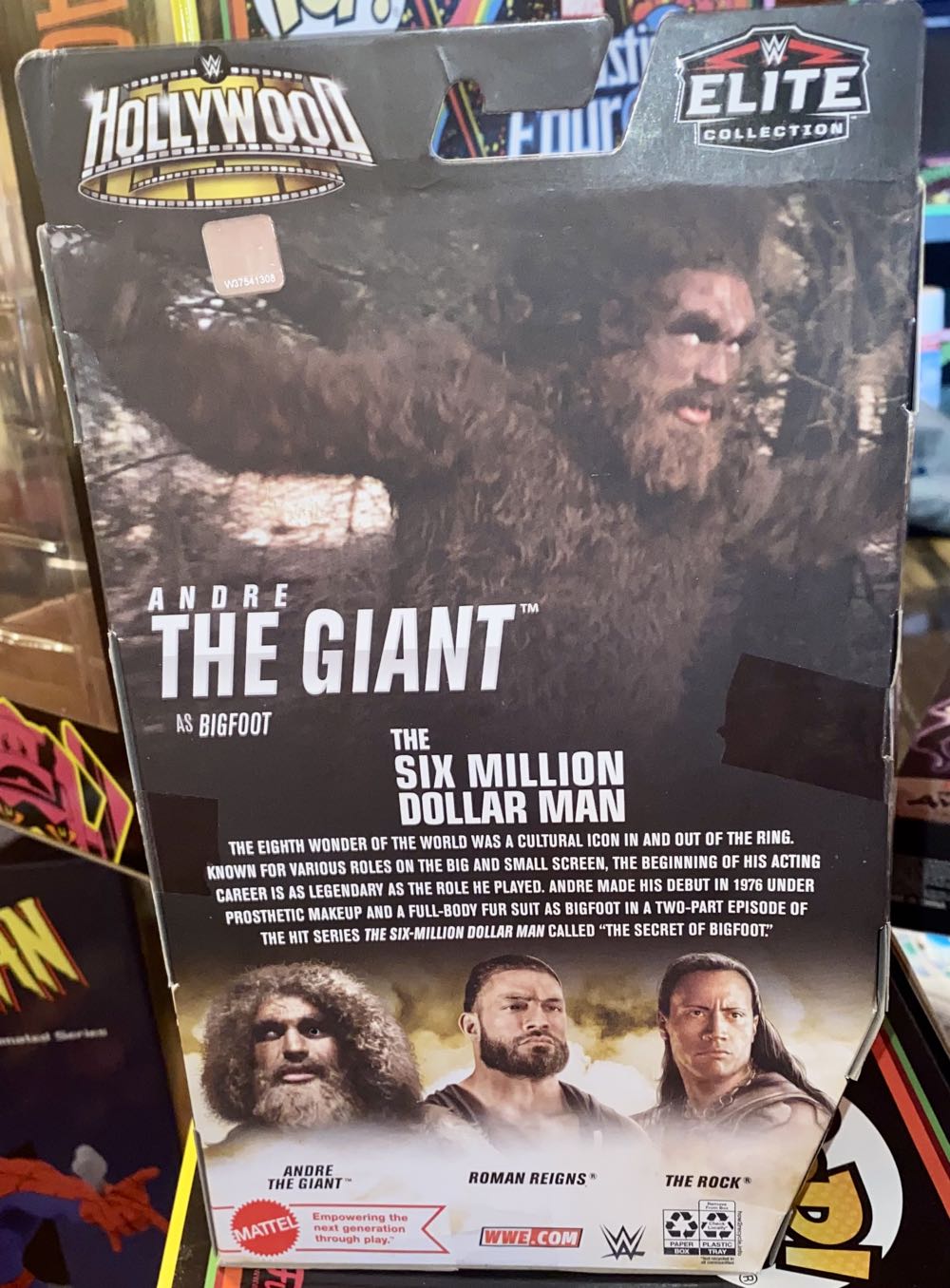 Andre The Giant  - Mattel Wwe (WWE) action figure collectible [Barcode 194735010318] - Main Image 2
