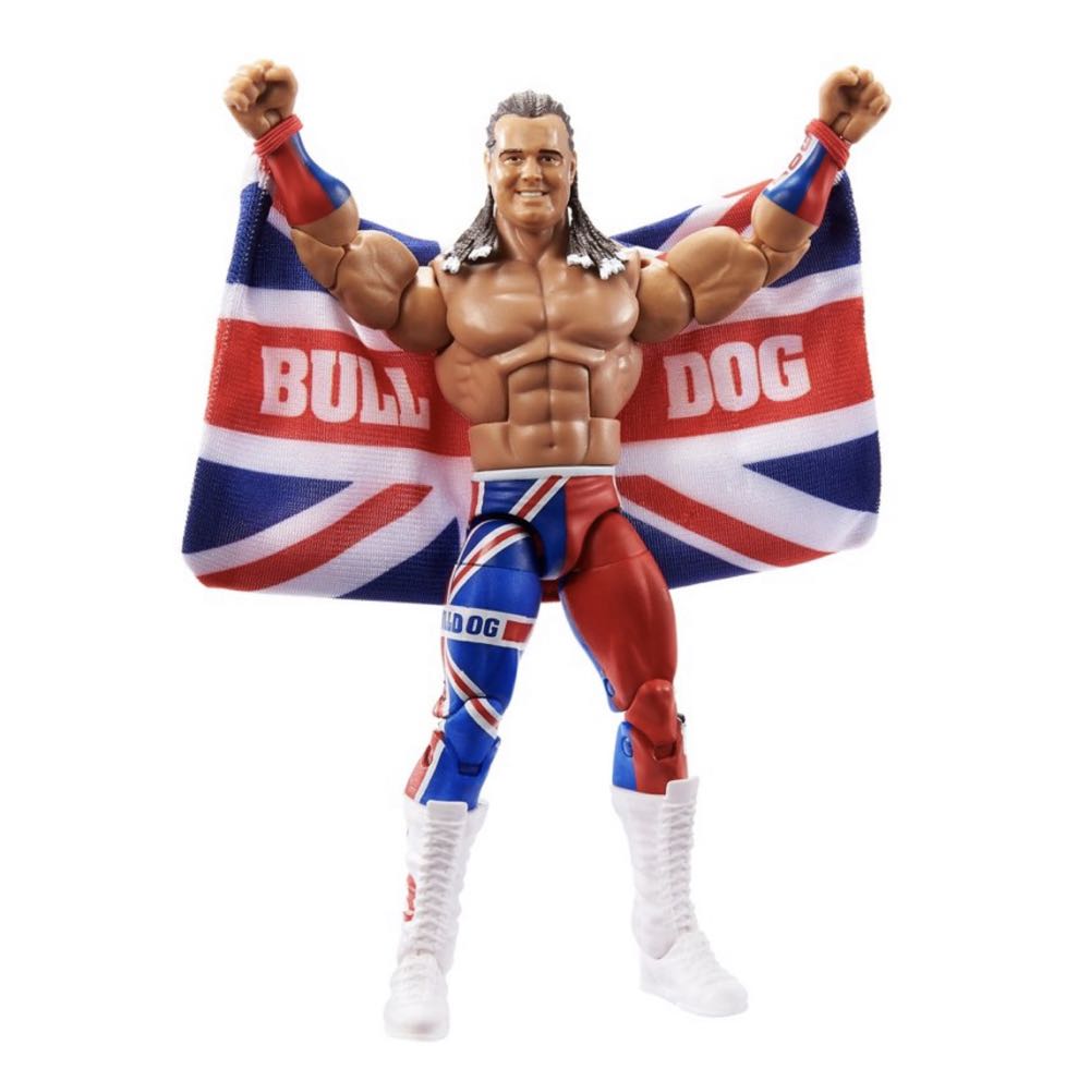 WWE British Bulldog Davey Boy Smith- Elite Series - Mattel (WWE Elite Collection) action figure collectible [Barcode 090125284737] - Main Image 3