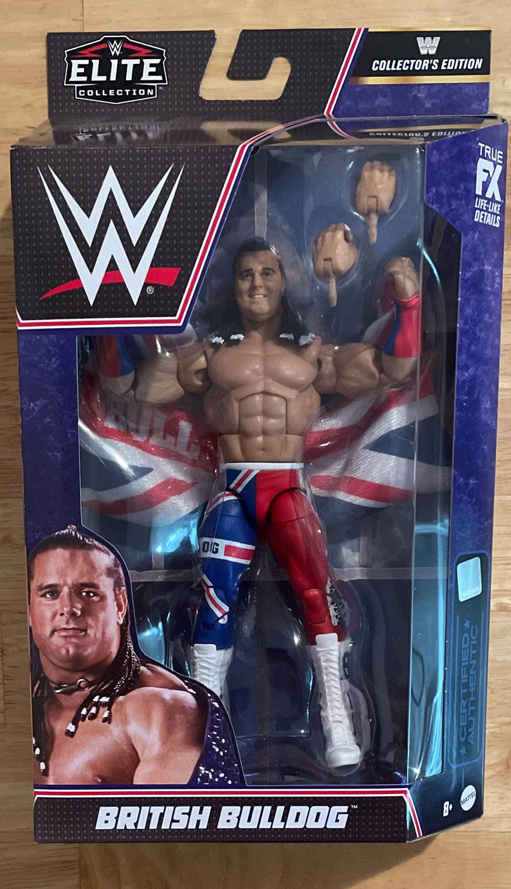 WWE British Bulldog - Mattel Wwe (WWE Mattel Elite Series 94) action figure collectible [Barcode 194735090556] - Main Image 1