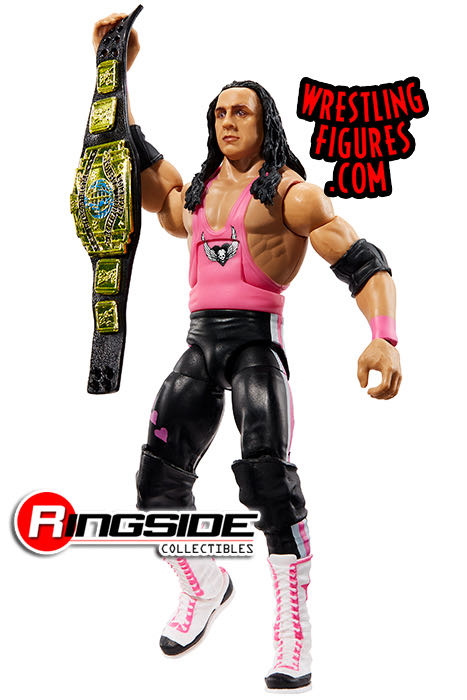 Bret Hart - Mattel Wwe (WWE Mattel Elite Series 94) action figure collectible [Barcode 194735090563] - Main Image 3