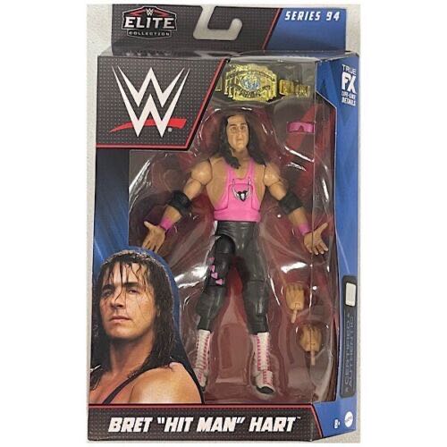 Bret Hart - Mattel Wwe (WWE Mattel Elite Series 94) action figure collectible [Barcode 194735090563] - Main Image 4