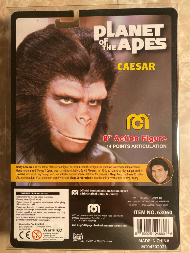 Caesar - MEGO Corp. (Escape from the Planet of the Apes (1971)) action figure collectible [Barcode 850025246606] - Main Image 2