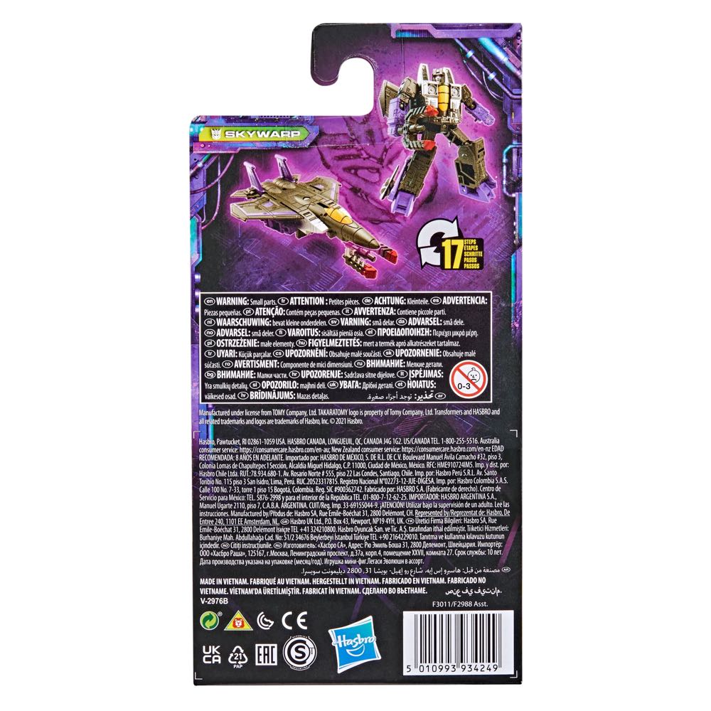 Legacy Core Class Skywarp - Hasbro (Legacy) action figure collectible [Barcode 5010993934249] - Main Image 4