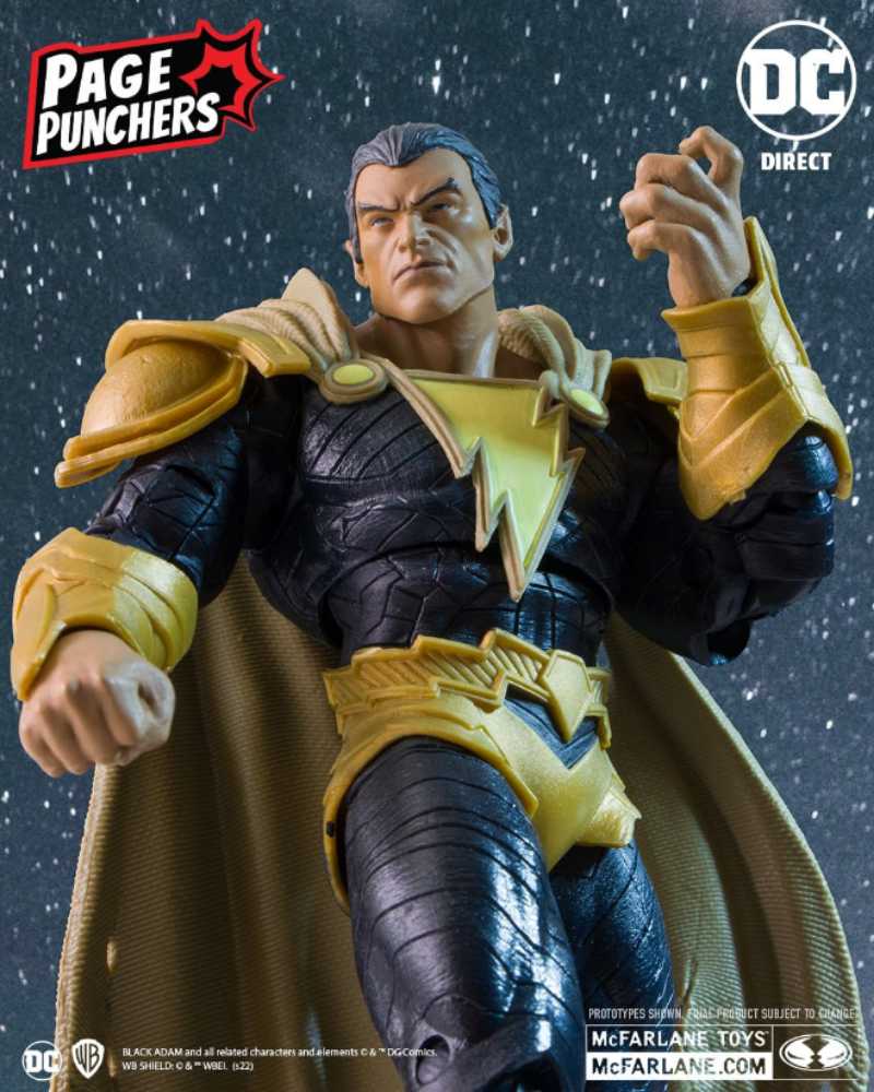 Mcfarlane Page Punchers Black Adam 7” (Black Adam Comic)  - McFarlane Toys (DC Comics) action figure collectible [Barcode 787926159011] - Main Image 3