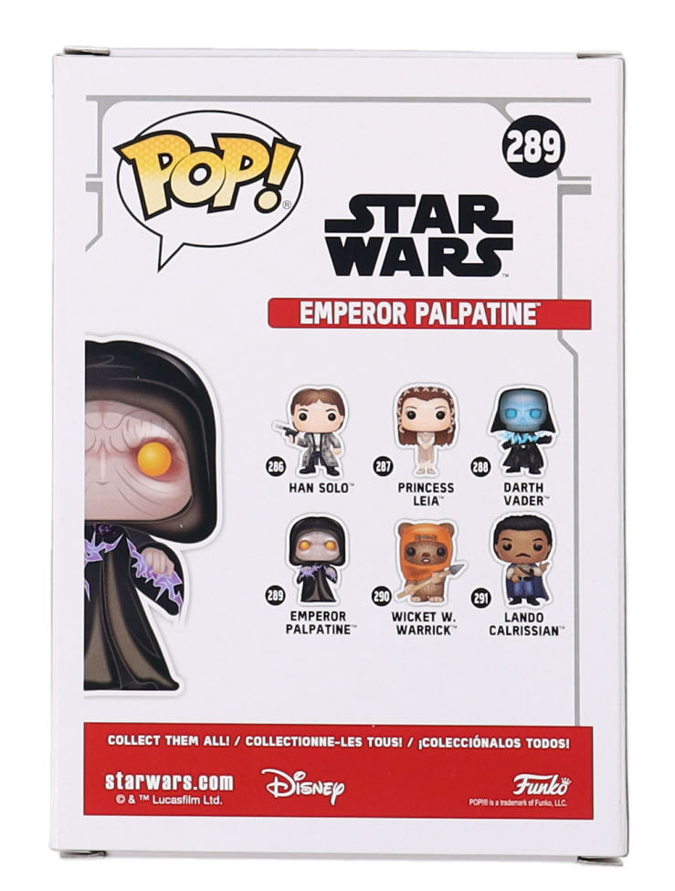 #289 Emperor Palpatine - Funko Pop! (Funko Pop!) action figure collectible [Barcode 889698375917] - Main Image 3