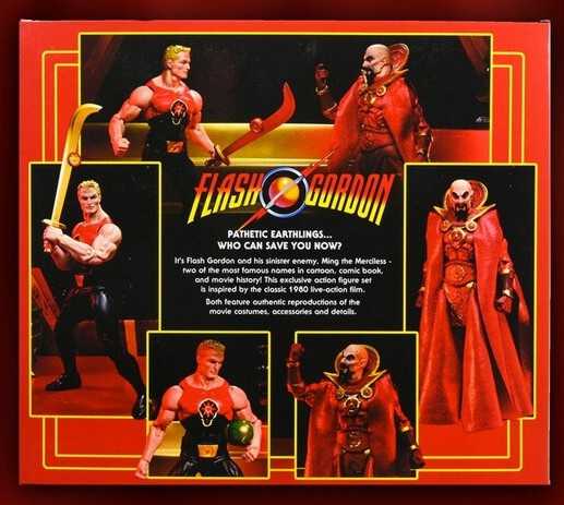 Neca Flash Gordon & Ming The Merciless 2-Pack (Walmart Exclusive) - Neca/Reel Toys (NECA Flash Gordon) action figure collectible [Barcode 634482426111] - Main Image 2