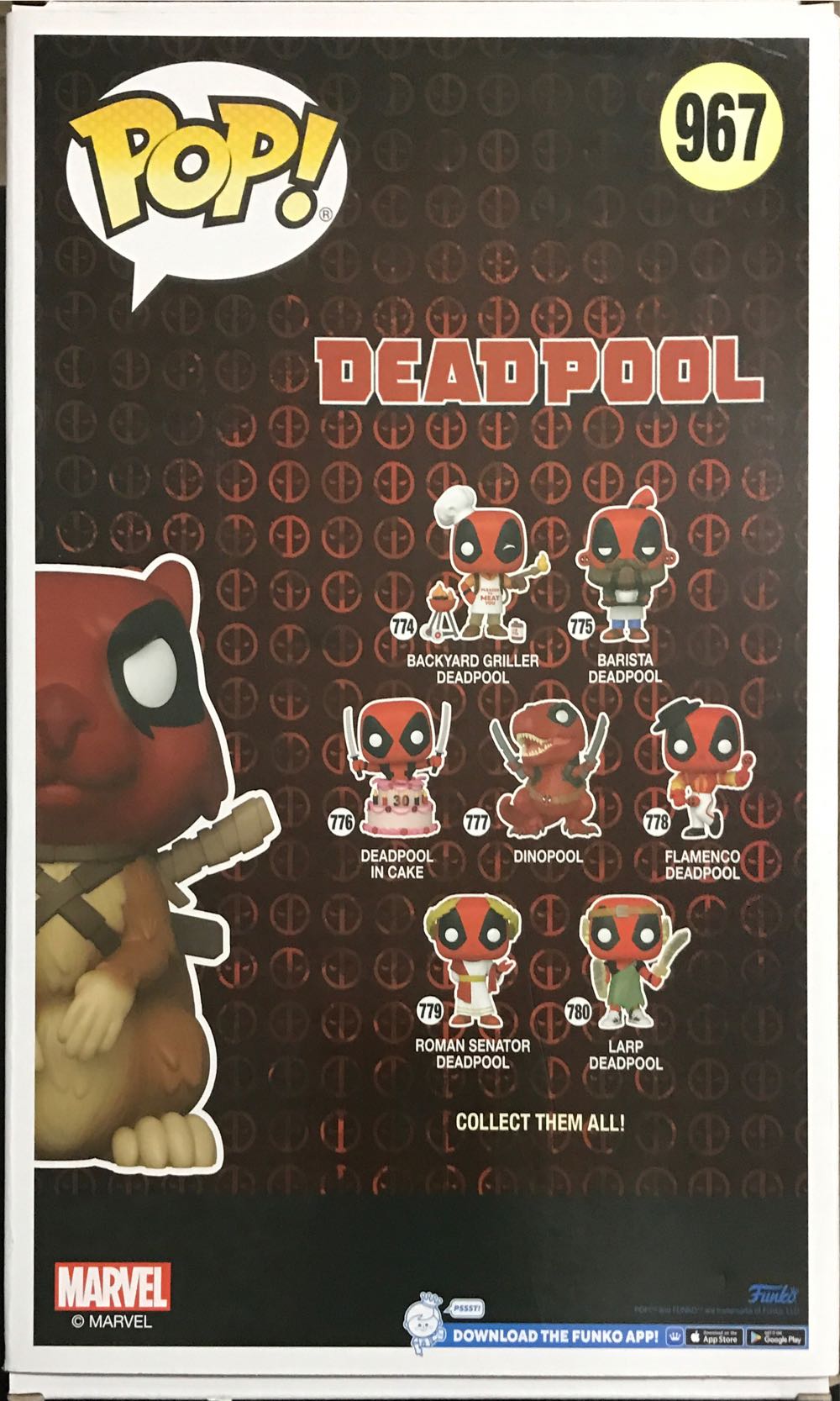 Deadpool: Squirrelpool Flocked Jumbo Gamestop Exclusive #967  action figure collectible [Barcode 889698588560] - Main Image 3