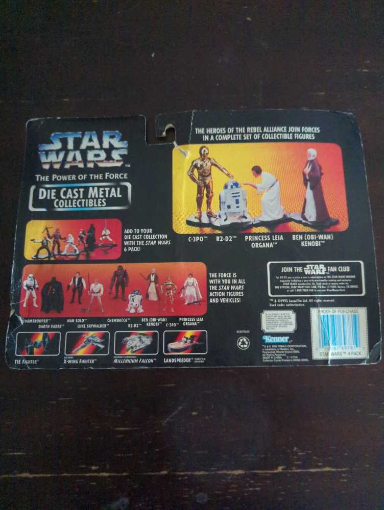 Power Of The Force Action Masters Die Cast Metal 4-Pack - Kenner (Star Wars) action figure collectible [Barcode 076281697819] - Main Image 2