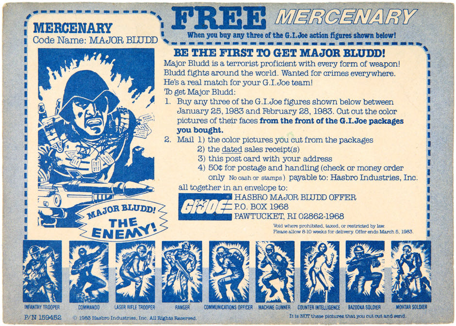 #18 | Major Bludd V1 (Hasbro Direct) - Hasbro action figure collectible - Main Image 2